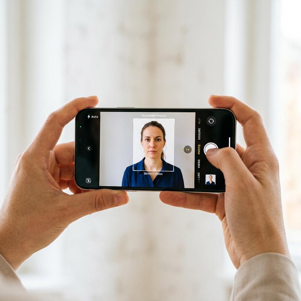 ¿Cómo tomar una foto de pasaporte con tu teléfono?