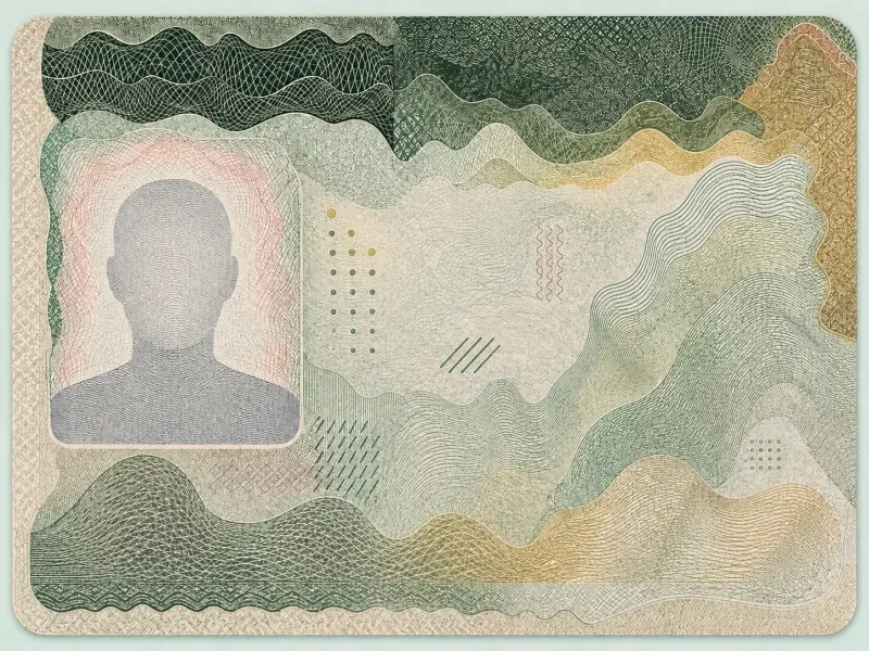Ireland Visa 35x45 mm (3.5x4.5 cm)